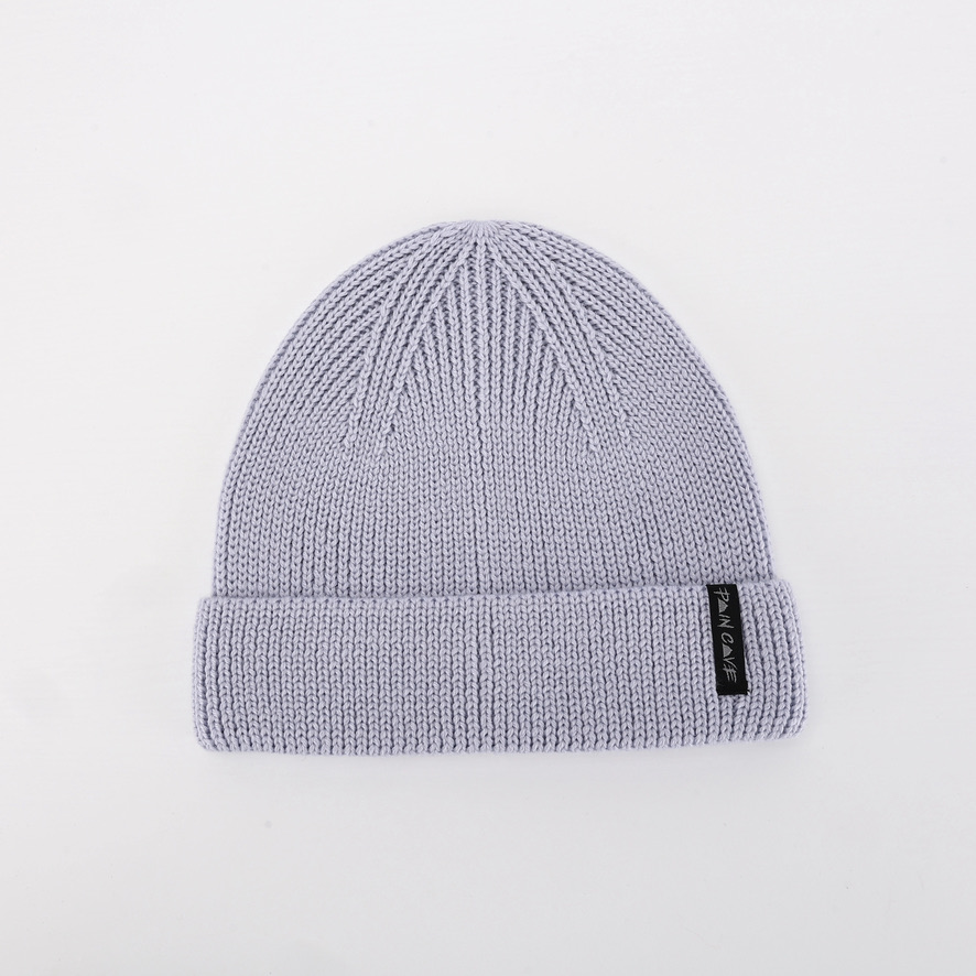 Pale Lavender Pain Cave 100% Merino Beanie