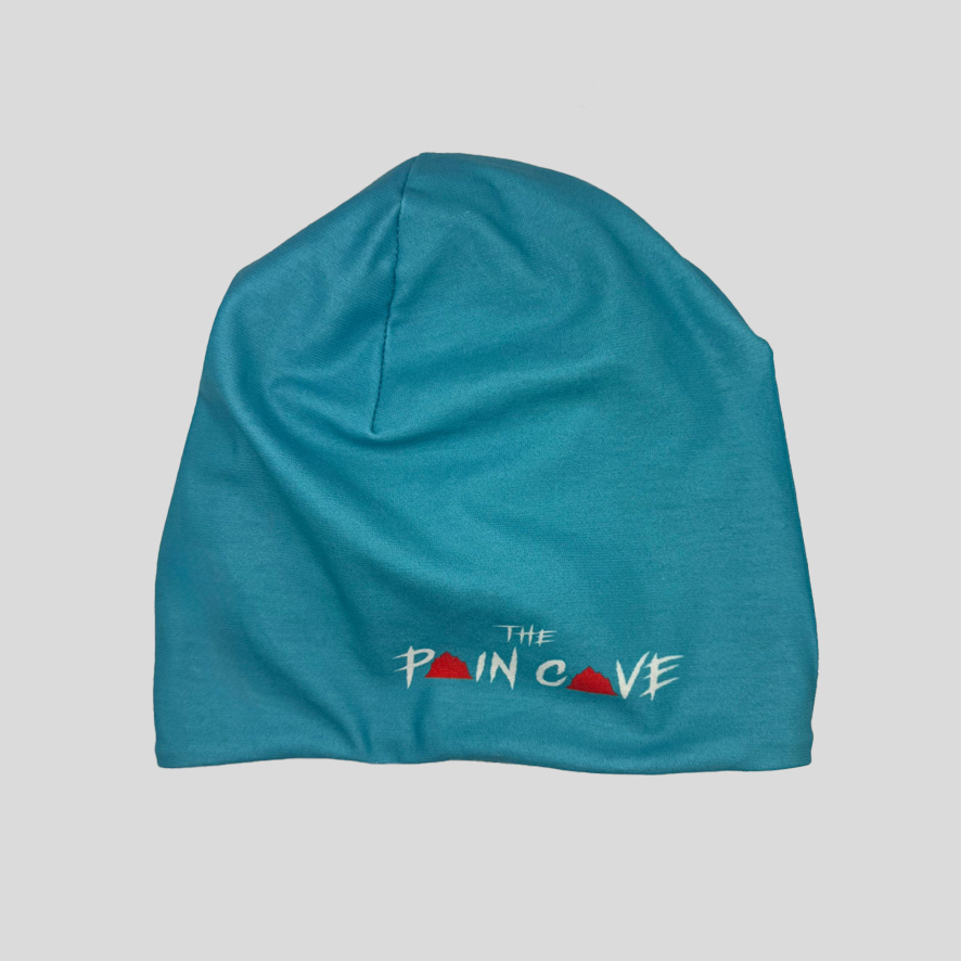Aqua Pain Cave & Buff Polar EcoStretch Beanie