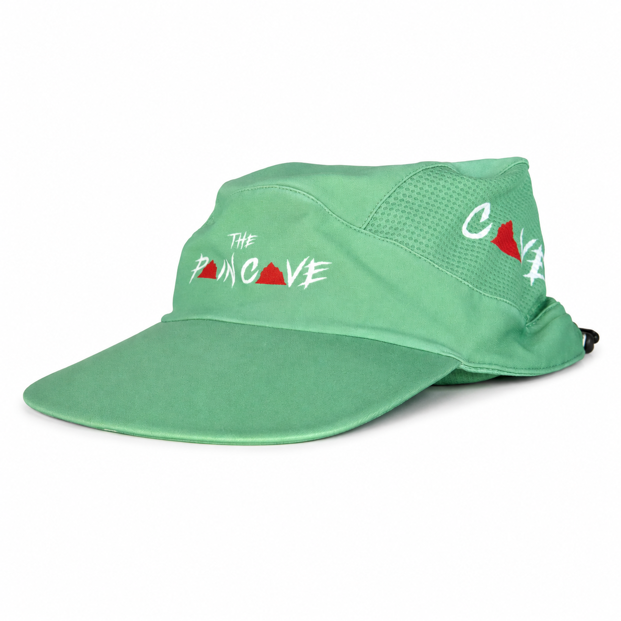 The ultimate packable, lightweight, green racing cap with