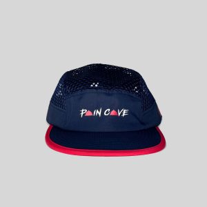 Mesh running cap for endurance runners